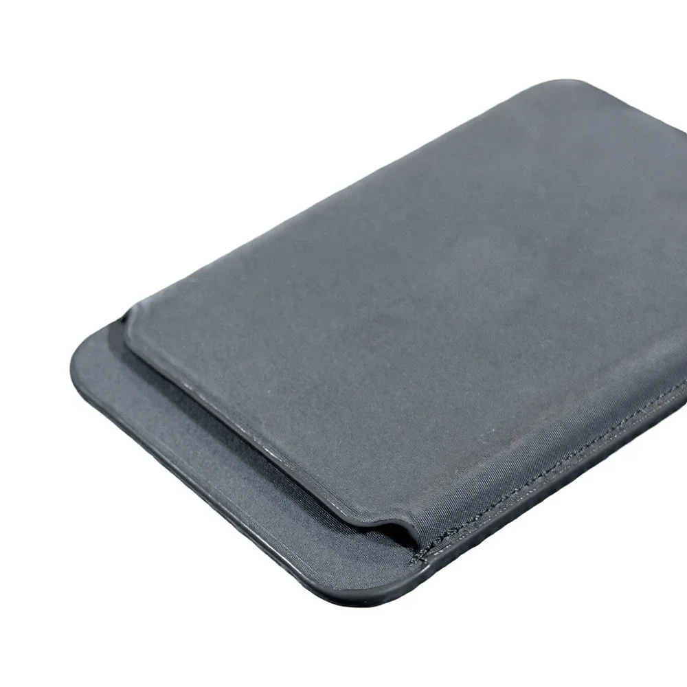 Qq3U Apple FineWoven Wallet with MagSafe for iPhone 14 / 15 Series - Black Used